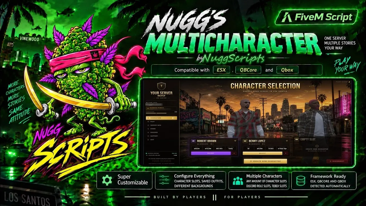 nuggs_multicharacter showcase